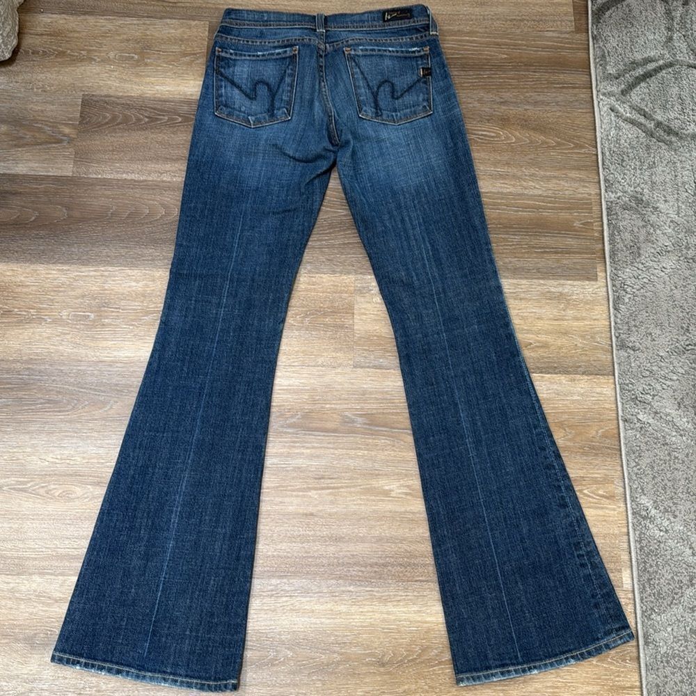 Citizens Of Humanity Ingris #002 Stretch Low Waist Flare Jeans Sz 26 - Picture 2 of 12